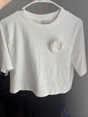 White Short-Sleeve Graphic Tee